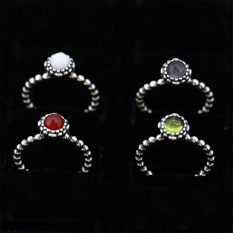 Кольцо с имитацией полудрагоценного камня на день рождения | Украшения и