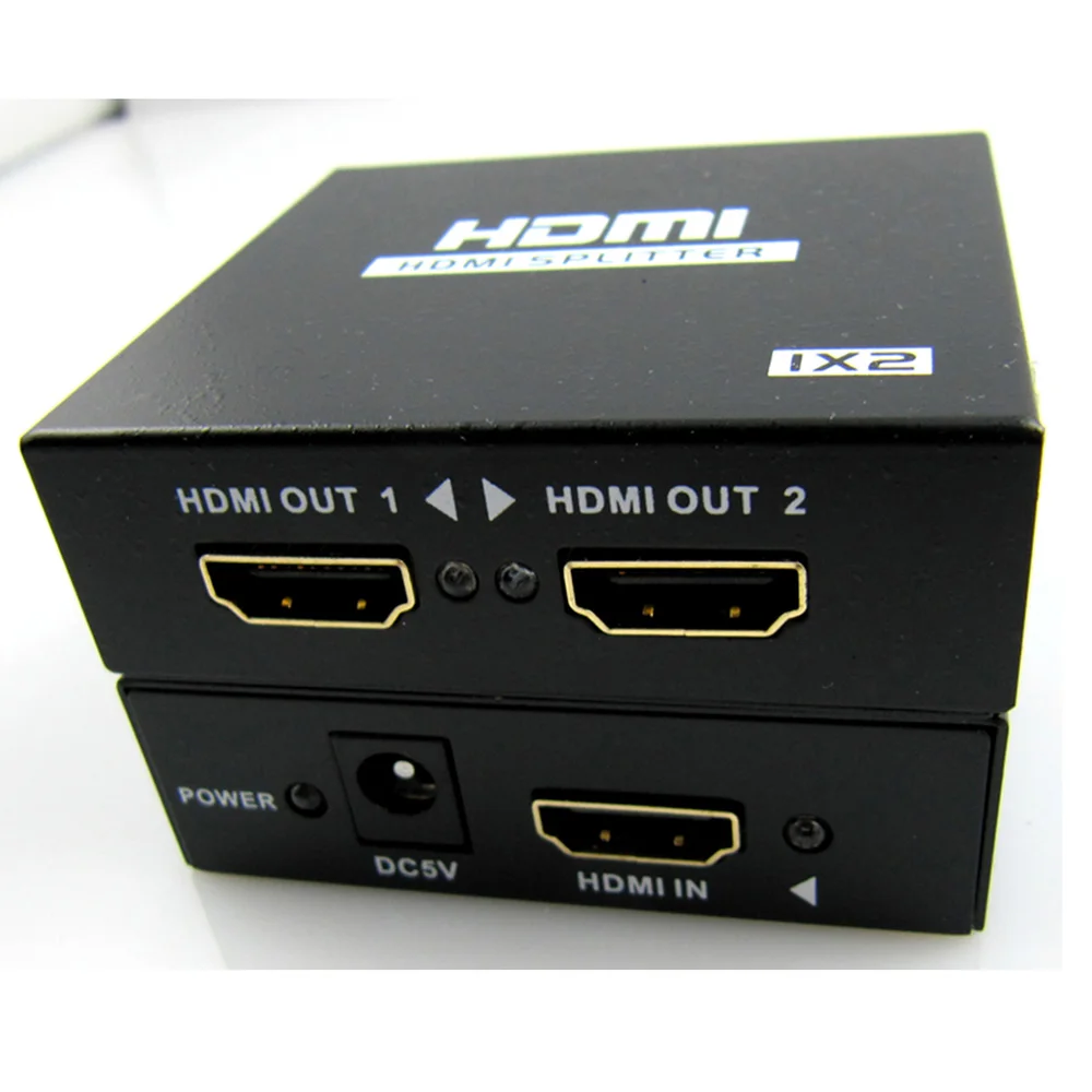Eletryc HDMI Splitter 1 In 2 Out Video Share Synchronous Display 1080P 3D FHD Port Duplicator MT-SP102M EU US AU UK |