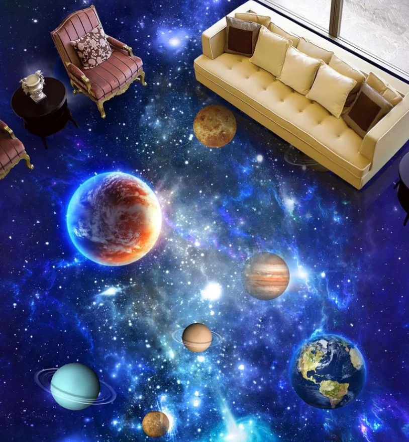 Самоклеящиеся 3D наклейки для плитки на пол гостиной фойе кофейни отеля спальни