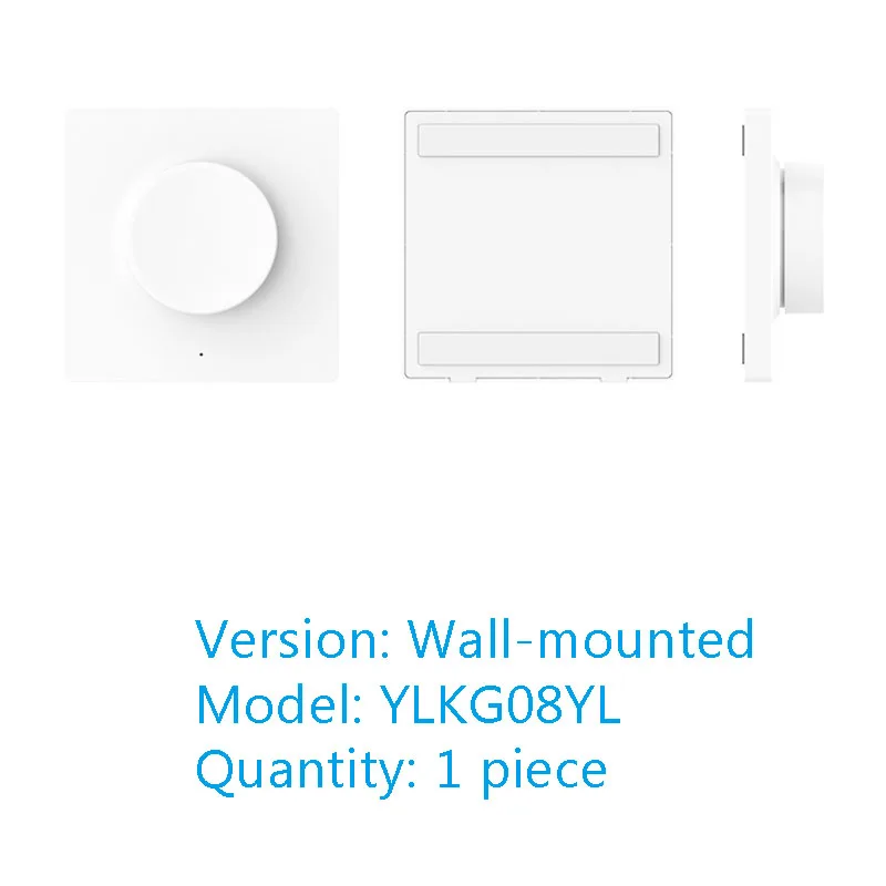 1 Wireless switch Xiaomi Yee светильник, умный диммер, BlueTooth беспроводной переключатель, настенный выключатель, умный светильник, контроллер, приложение для умного дома - Цвет: 1 Wireless switch