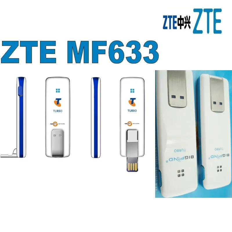 Лот из 50 шт. оригинальный разблокировка HSPA 7 2 Мбит/с ZTE MF633 zte 3g модем Встроенный