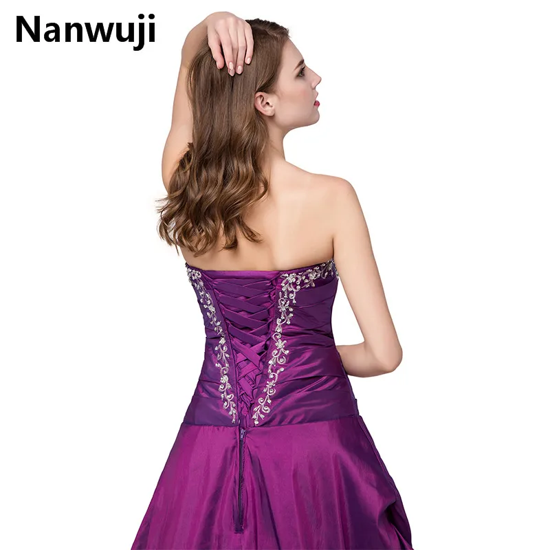 Дешевое бальное платье для девушек милые бальные платья 16 из органзы фиолетовые