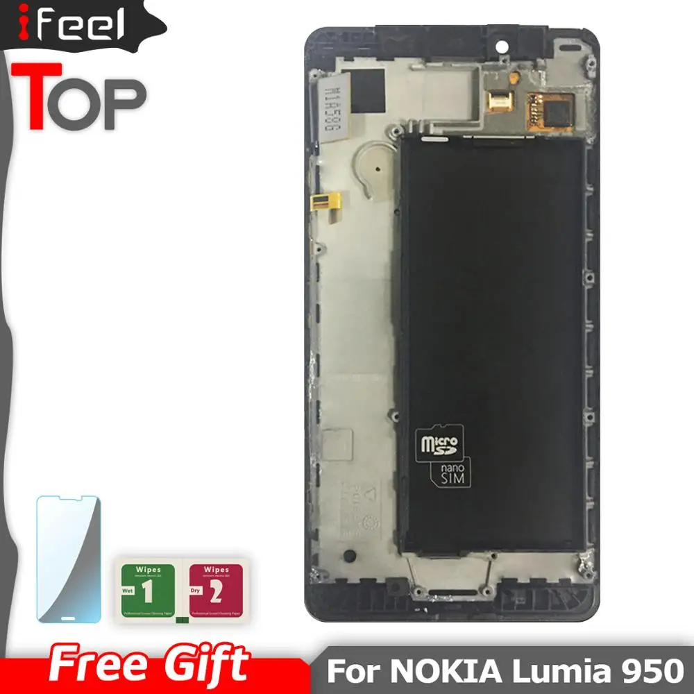 ЖК дисплей 5 2 дюйма для Microsoft Nokia Lumia 950 с сенсорным экраном и дигитайзером в сборе