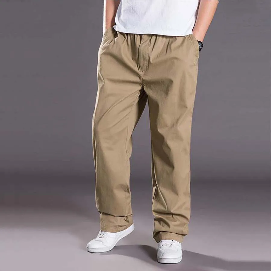 Брюки мужские прямые свободного покроя повседневные джоггеры штаны карго с