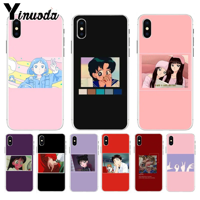 

Yinuoda Japanese anime Love Friend ART TPU Soft phone Case for iPhone 8 7 6 6S Plus X XS max 10 5 5S SE XR Cover