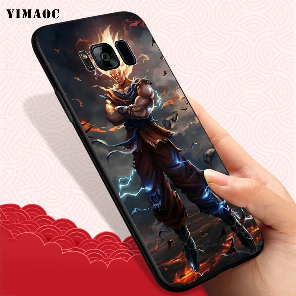 YIMAOC Dragon Ball goku DragonBall Soft Case for Samsung Galaxy S10 Plus S10e S6 S7 Edge S8 S9 J6 M10 M20 M30 |