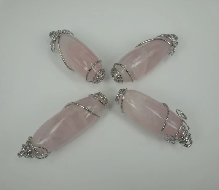 5 шт./лот Оптовая цена Мечта Розовый Кристалл драгоценные камни овальной формы