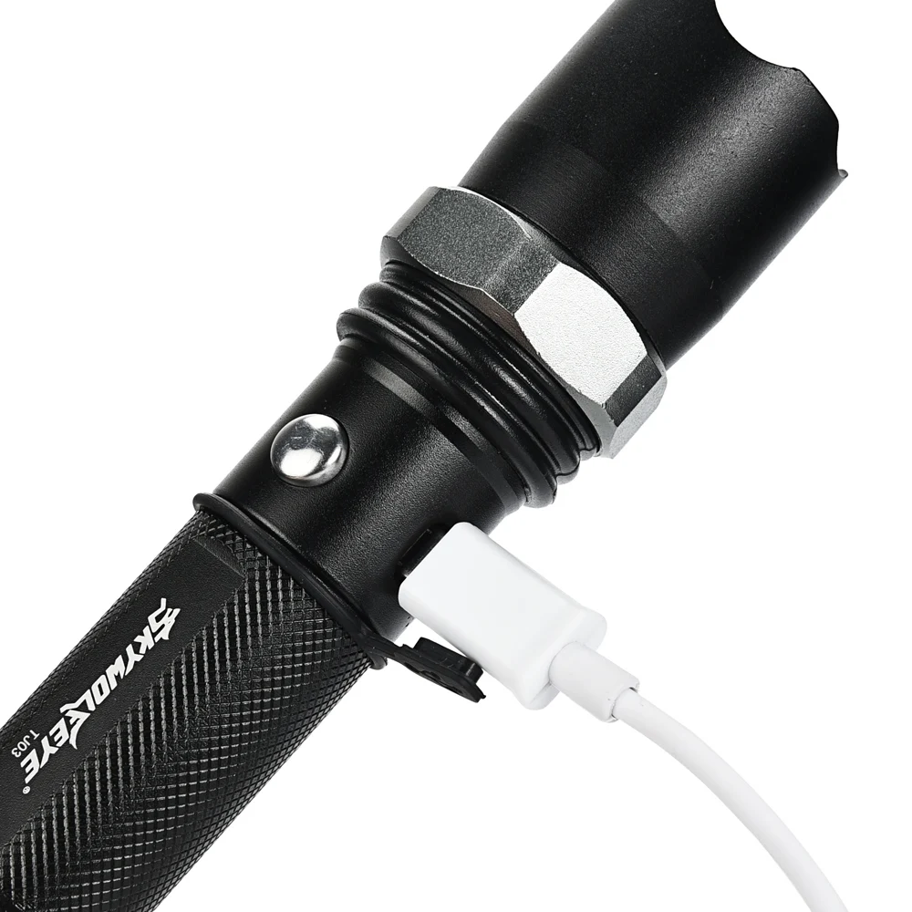 Мощный зум 2000lm USB флэш-светильник Cob+ XM-L Q5 светодиодный фонарь 18650 батарея водонепроницаемый светильник-вспышка лампа