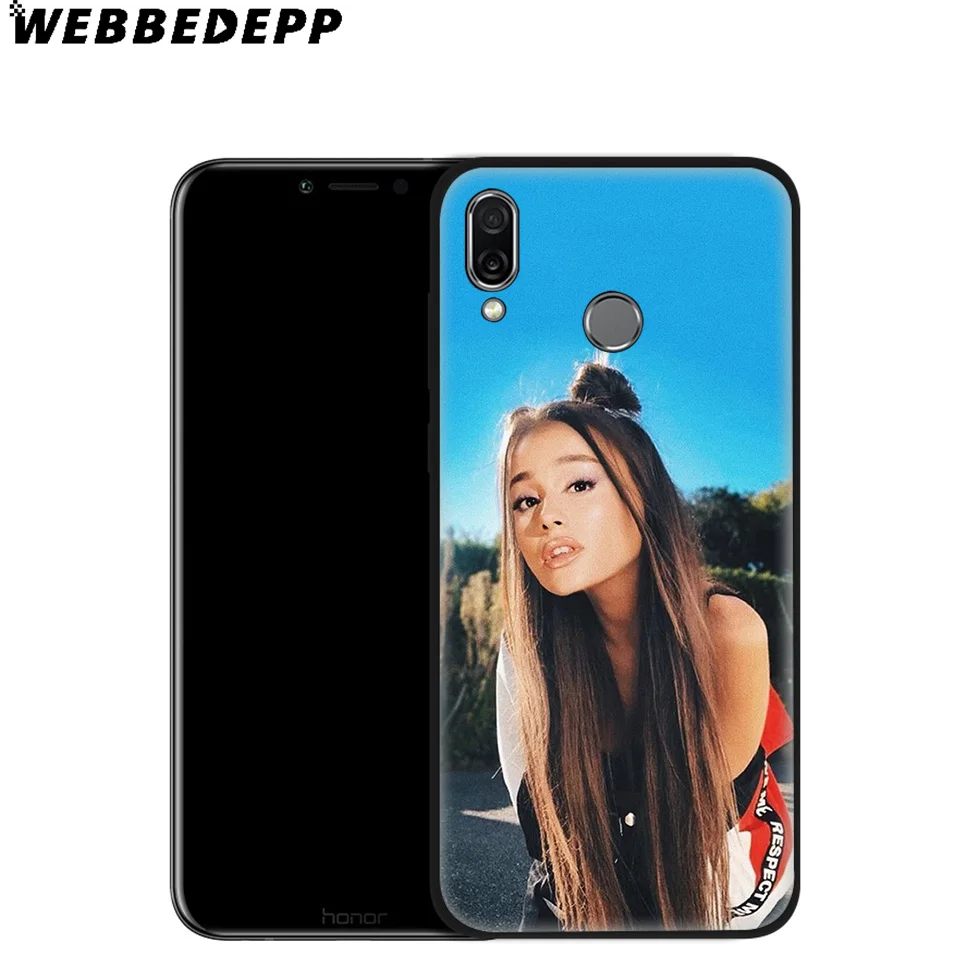 WEBBEDEPP Ariana Grande Sexy Soft Case for Huawei P8 P9 P10 P20 P30 Lite Pro P Smart Z Plus 2019 Y6 Prime 2018 2017 Mini |