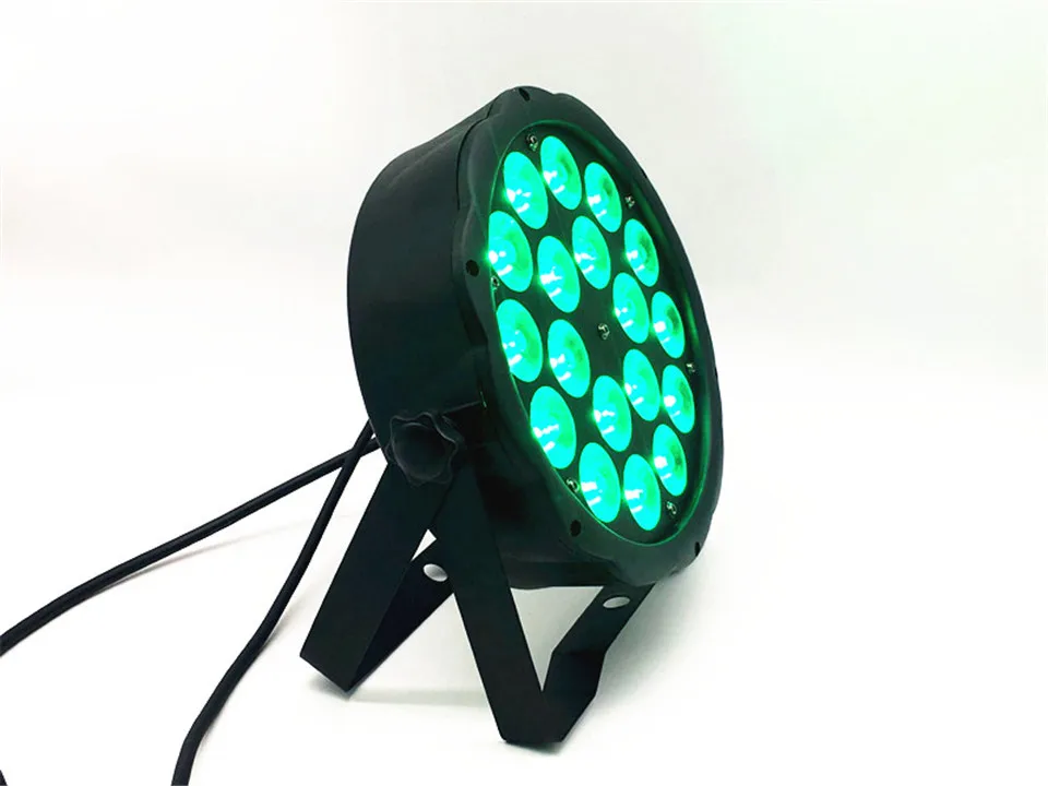 Светодиодный Par 18x12 Вт RGBW 4в1 luce della lavata di Lusso контроллер DMX светодиодный плоский Par Luci dj