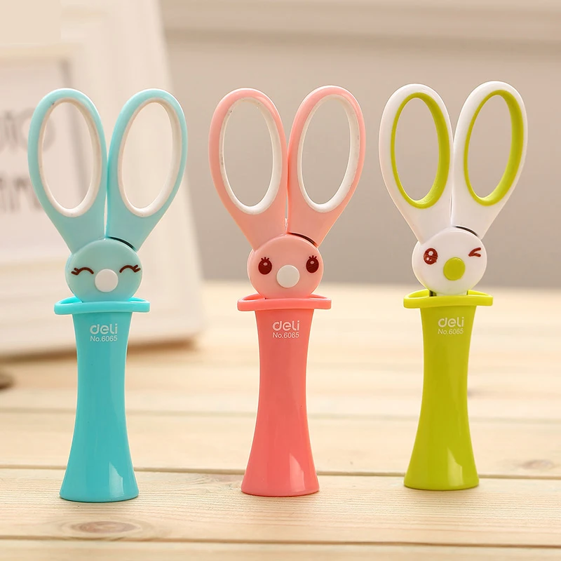 Deli 12 шт. детские ножницы милые Kawaii школьные для бумага скапбукинга DIY самодельный