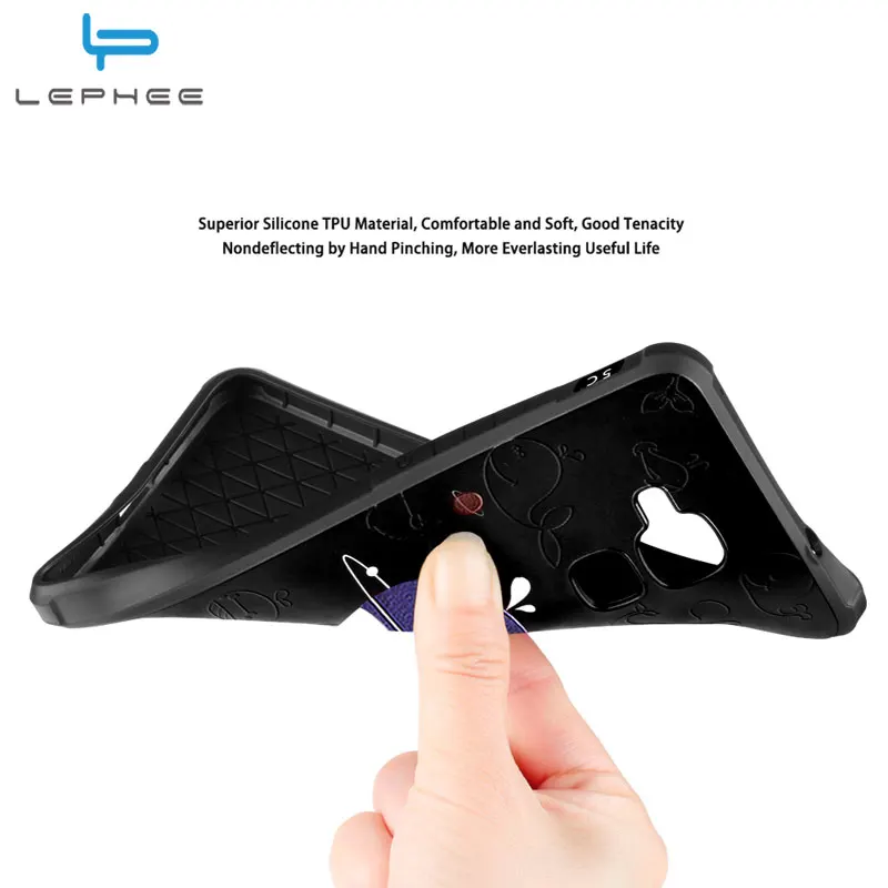 LEPHEE For Huawei Honor 5C Case GT3 Luxury 3D Cartoon Parttern Soft Silicone Phone Cover for 7 Lite |