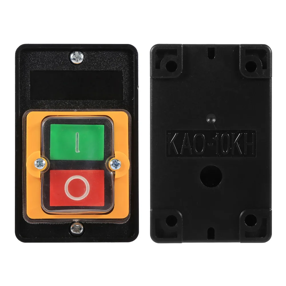 10A 380V ON/OFF Water Proof Push Button Switch Machine Tool Accessories | Автомобили и мотоциклы