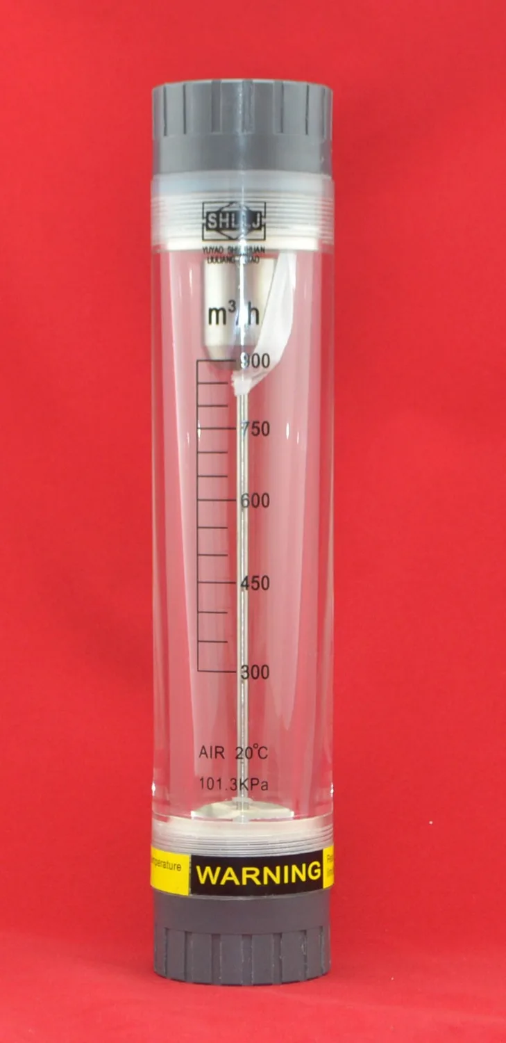 LZM-50G Acrylic and stainless steel float rotameter Pipeline flowmeter water/liquid  flow meter 2