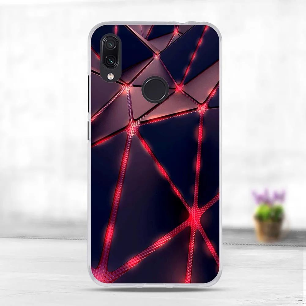 Чехол для Xiaomi Redmi Note 7 чехол Pro телефона силиконовый Xiami сотовый телефон | Мобильные
