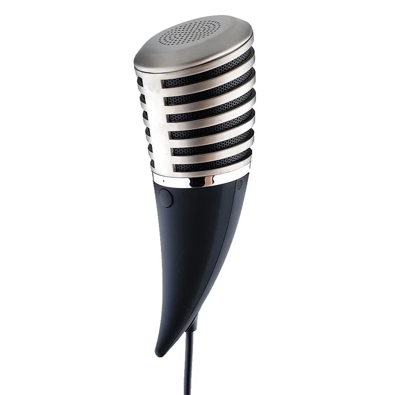 Игра уникальный 3.5 мм микрофон Динамик конденсатор PC Игры хост Живой Металл sf 700