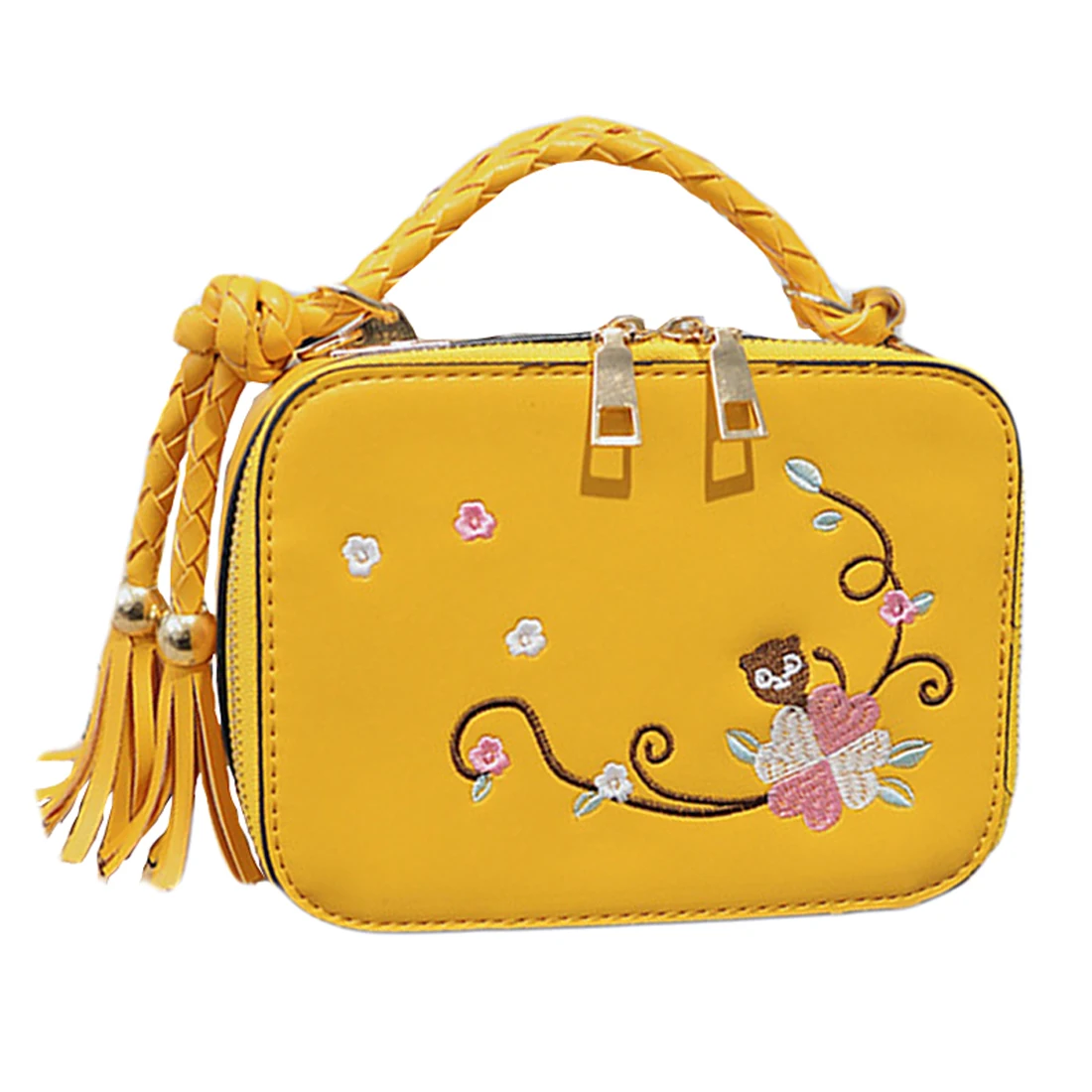 SFG дом летние белые Цветочный принт клапаном сумка Для женщин Сумка Элегантный