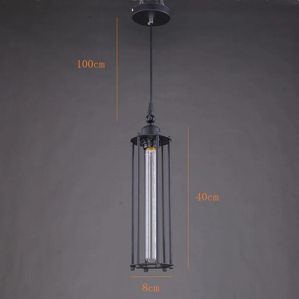 Винтажный подвесной светильник из кованого железа современный кухонный остров