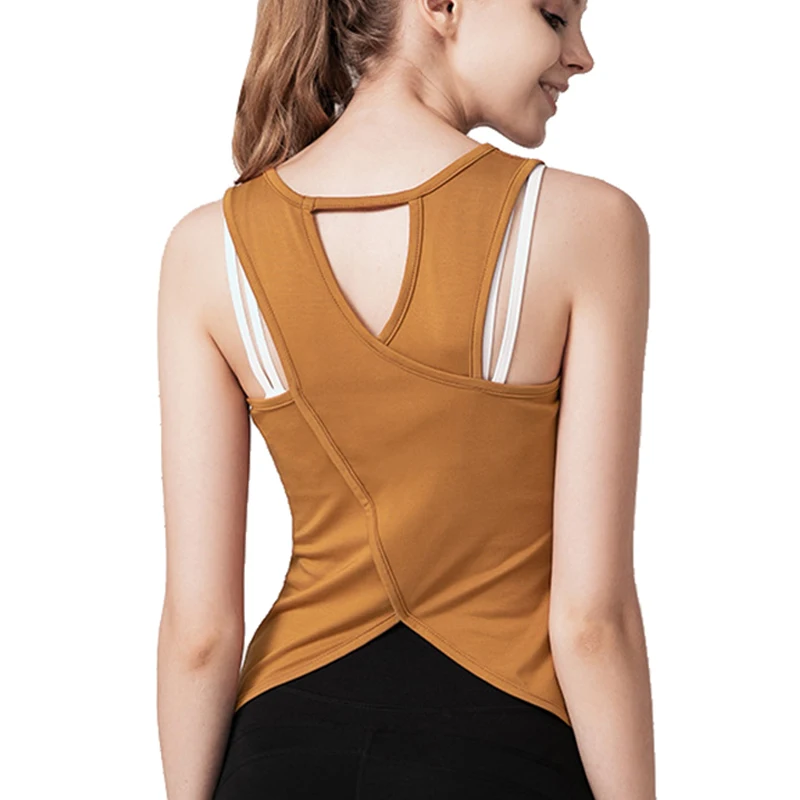 Женская стильная крутая свободная нейлоновая спандекс Dri Fit Dance Yoga гимнастический спортивный фитнес безрукавка для тренировки Топы