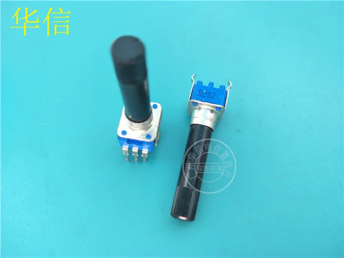10 шт. R0905N UD1 B202 RK0936N B2K вертикальный одинарный потенциометр/B2K длина ручки 28 мм ось