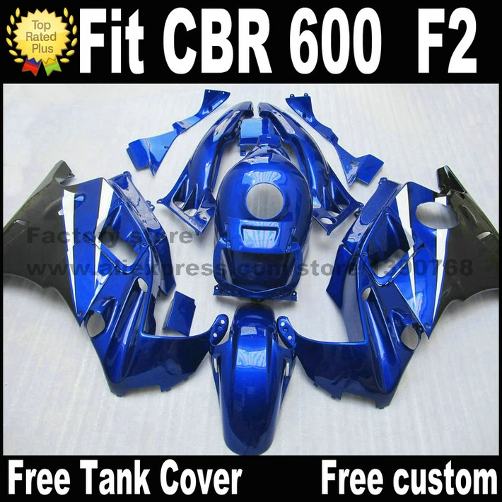 Настраиваемый комплект обтекателей для HONDA CBR 600 F2 1991 1992 1993 1994 Обтекатели CBR600 91 92 93