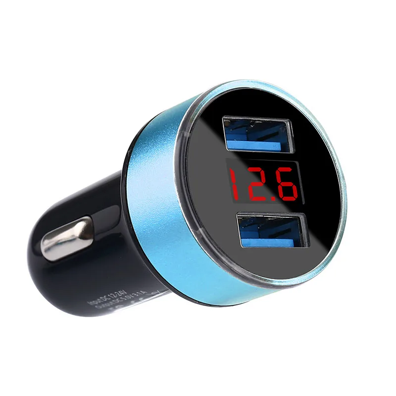 Thbelieve Quick Car-Chargers 5 В 3 А 2 usb-порта для зарядки светодиодный индикатор автомобильное