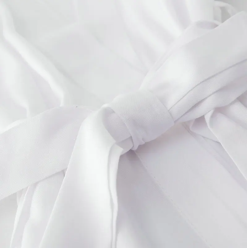 YUXINBRIDAL, свадебное однотонное кимоно из вискозы и хлопка с кружевной отделкой, женский свадебный халат, короткий пояс, Халат