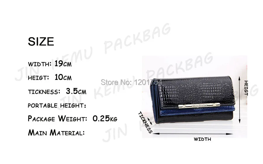 Роскошные женские кошельки из лакированной кожи высокого качества дизайнерский