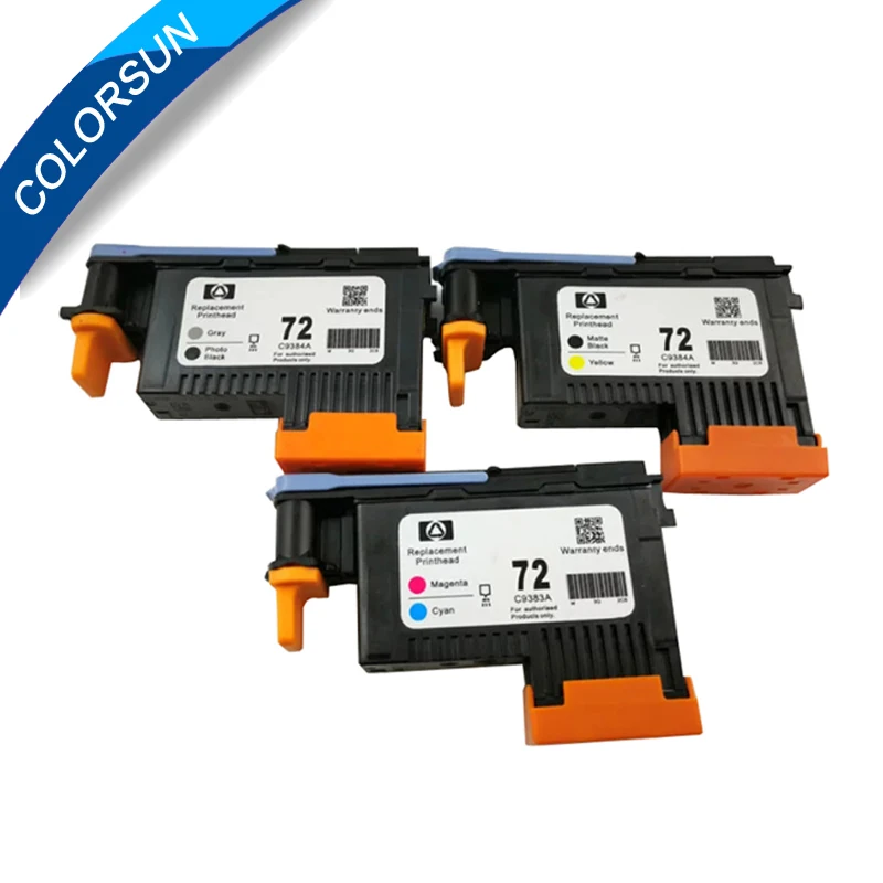 Colorsun для hp 72 Печатающая головка Designjet C9380A C9383A C9384A T610 T620 T770 T790 T795 T1100 T1120 T1200 T2300|printhead