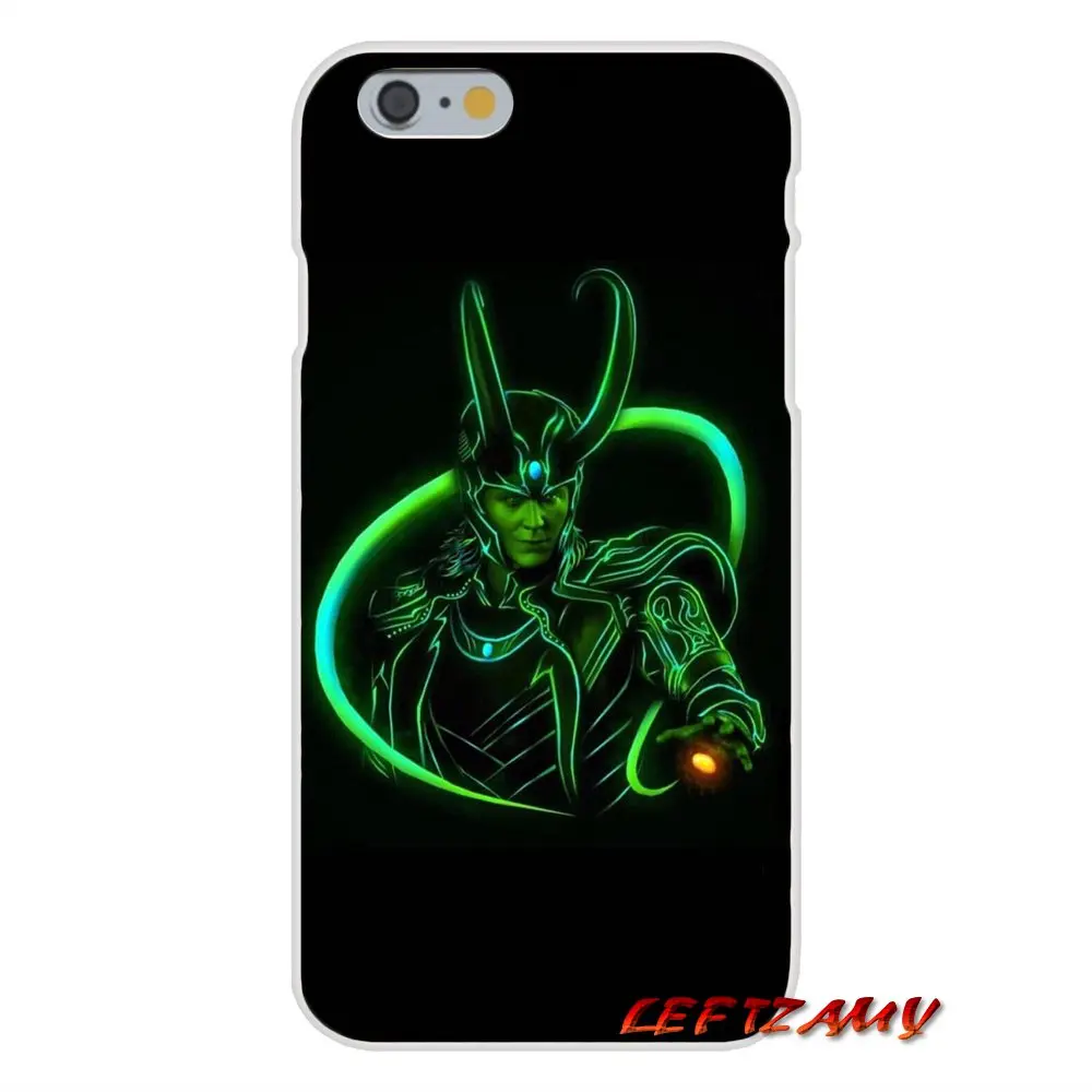 For iPhone X XR XS MAX 4 4S 5 5S 5C SE 6 6S 7 8 Plus ipod touch Accessories Phone Shell Covers Marvel Hero Loki | Мобильные телефоны