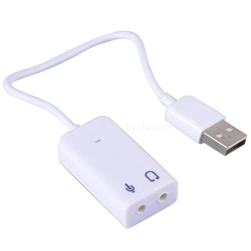 Sienoc USB 2 0 Виртуальная 7 1 канальная Xear 3D Внешняя звуковая карта Звуковой адаптер