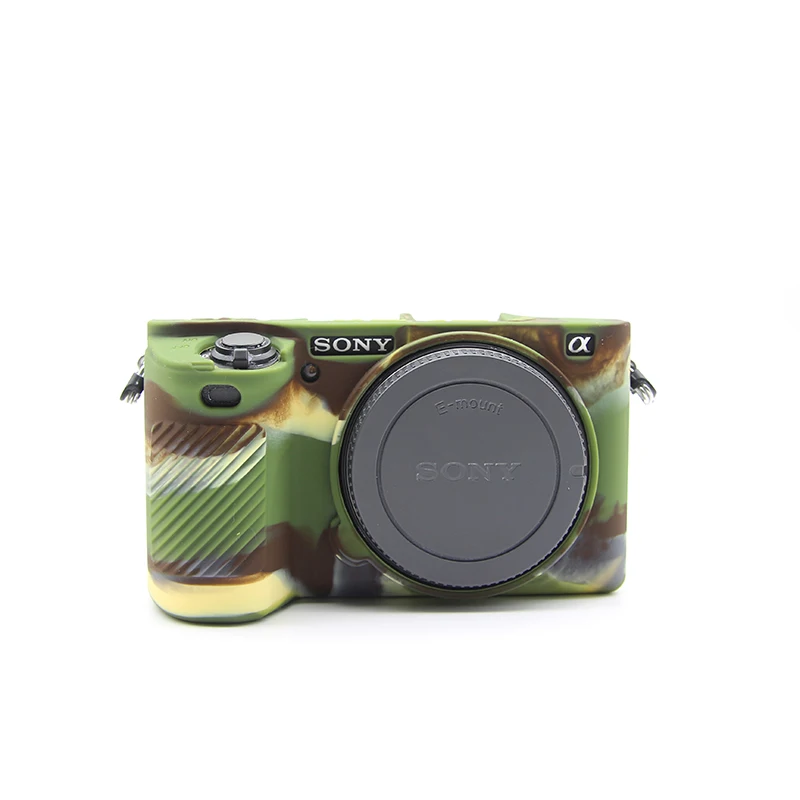 Мягкий силиконовый защитный чехол для камеры sony A6500 ILCE6500 A6000 A6300 A6400, 1 шт - Цвет: Camouflage A6500