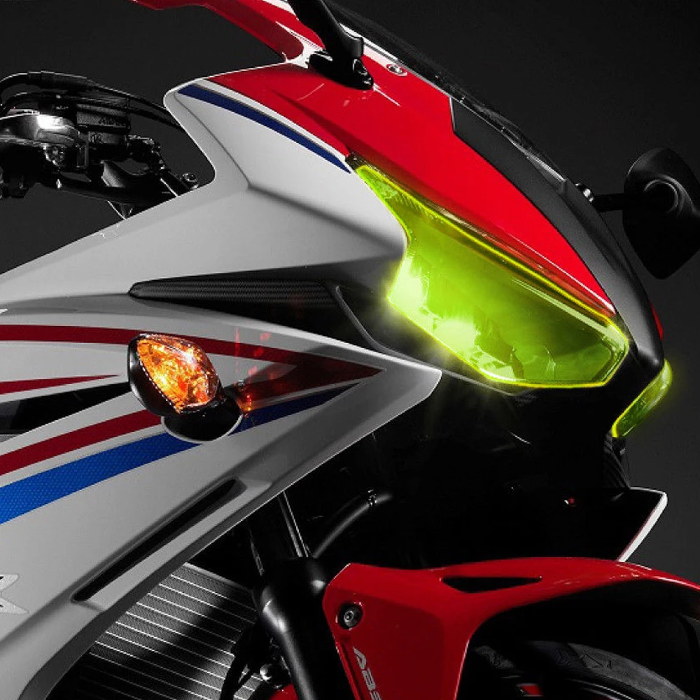 Защитная крышка для передней фары аксессуары акриловые линзы/Для Honda CBR500R 2016 cbr 500r