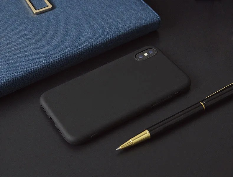 ESVNE-MC05-007 ESVNE телефона яркого цвета чехол для айфон 7 чехол на айфон 6 s 6S 8 Plus простой сплошной Цвет Ультратонкий Мягкий полиуретановый чехол на айфон х XR XS MAX случаи задняя крышка - Цвет: ESVNE-MC05-007