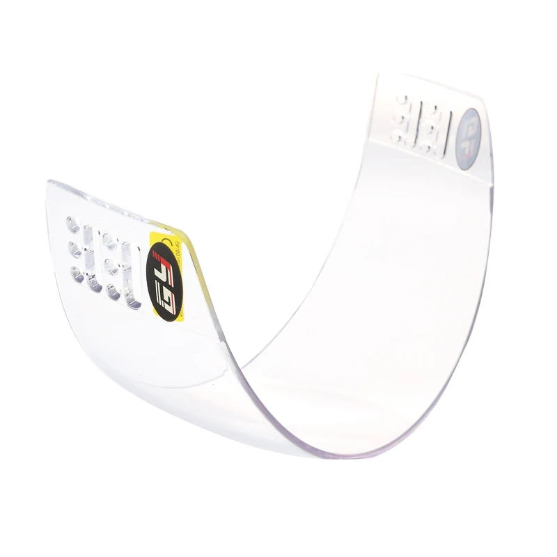 Защитный козырек для хоккея противотуманный и наружный с защитой от царапин