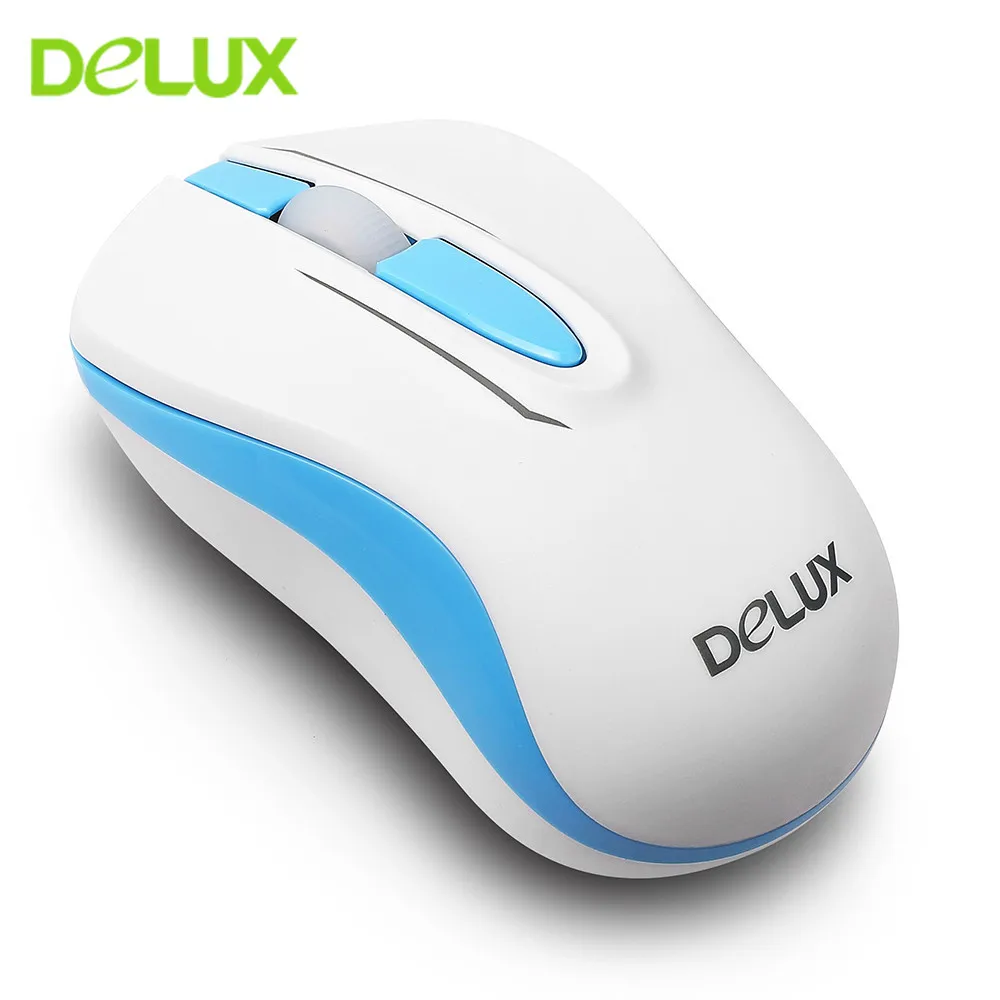 Вертикальная мышь Delux 2 4G Беспроводной Мышь usb приемник оптический офис Mause