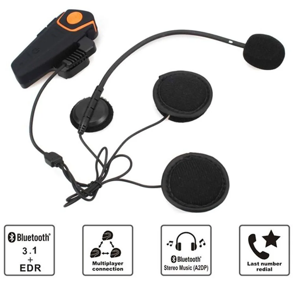 Bt s2 до 1000 м Двигатель цикл Bluetooth гарнитура Шлем Интерком наушники Беспроводной BT