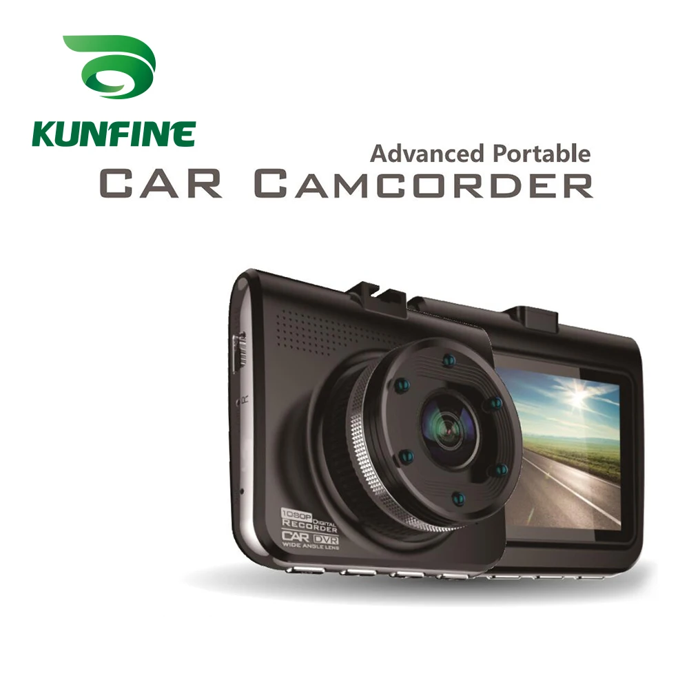 

KUNFINE 2.2"1080P Recording Dash Cam Car DVR G-sensor Night Vision Video Recorder Wide Angle 170