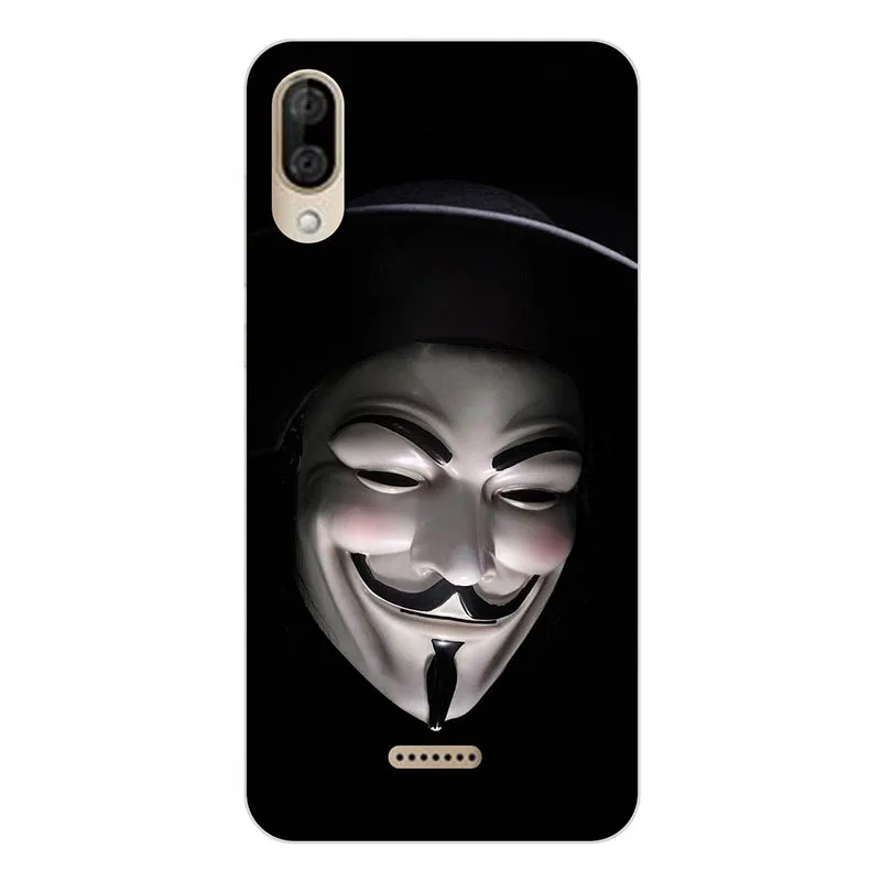 Модный чехол для Wiko Y80 Y 80 из мягкого силикона и ТПУ с 3D рисунком кота сумка чехлы