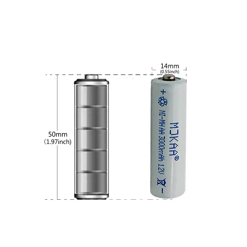 12X AA 2A 1 2 V 5 #3000 mah перезаряжаемый аккумулятор Ni-MH батареи камера игрушечные часы