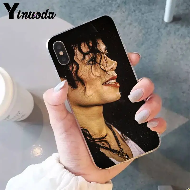 Yinuoda Майкл Джексон мягкий чехол для телефона iPhone 8 7 6 6S Plus X XSMAX 5 5S SE XR 10 Fundas Capa 11 11pro 11promax