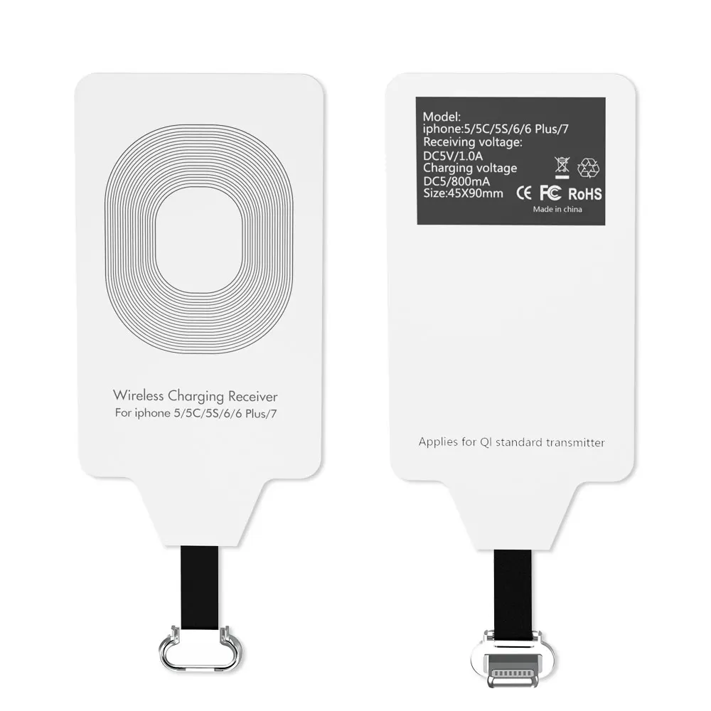 Беспроводное зарядное устройство приемник USB зарядный адаптер микро Type C android для