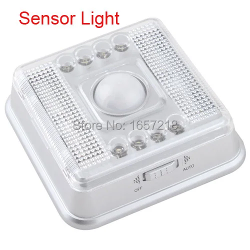 Беспроводной инфракрасный датчик движения 8 светодиодов ночник/лампа/лампы