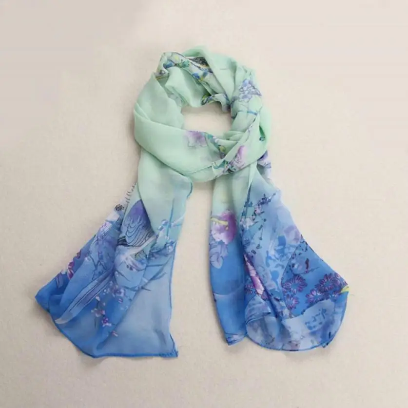 

#5 Women's Fashion Chiffon Soft Neck Scarf Shawl Scarves Stole Wraps