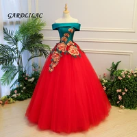 2019 new off the shoulder red quinceanera dresses tulle with appliques masquerade ball gown sweet 16 dress vestidos de 15 anos