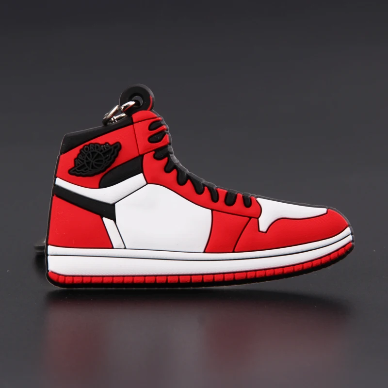 Picture Color12 Mini Jordan 1 брелок для обуви для мужчин и женщин брелок Классический Цвет AJ Ретро поколение баскетбольные кроссовки брелок - Цвет: Picture Color12