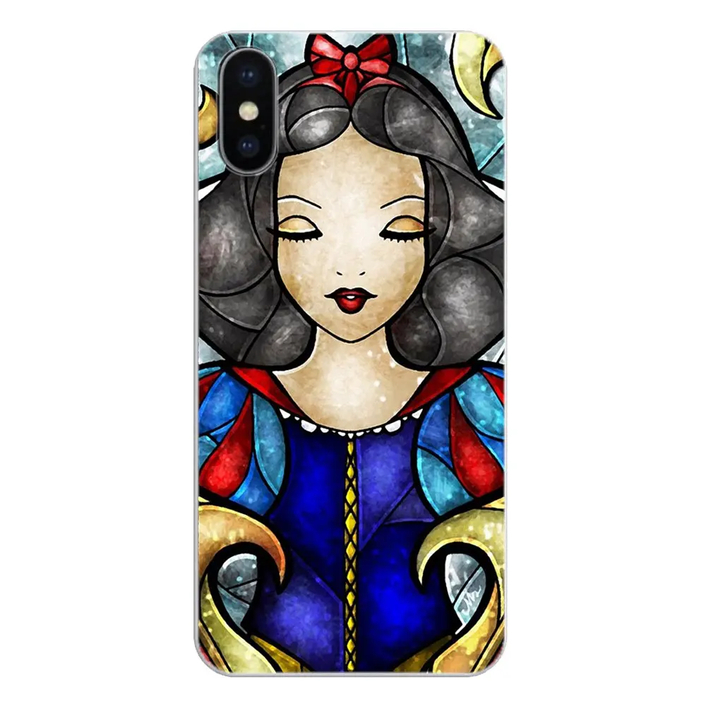 Cartoon Snow White berry Maleficent For iPhone XS Max XR X 4 4S 5 5S 5C SE 6 6S 7 8 Plus Samsung Galaxy J1 J3 J5 J7 A3 A5 Cover |