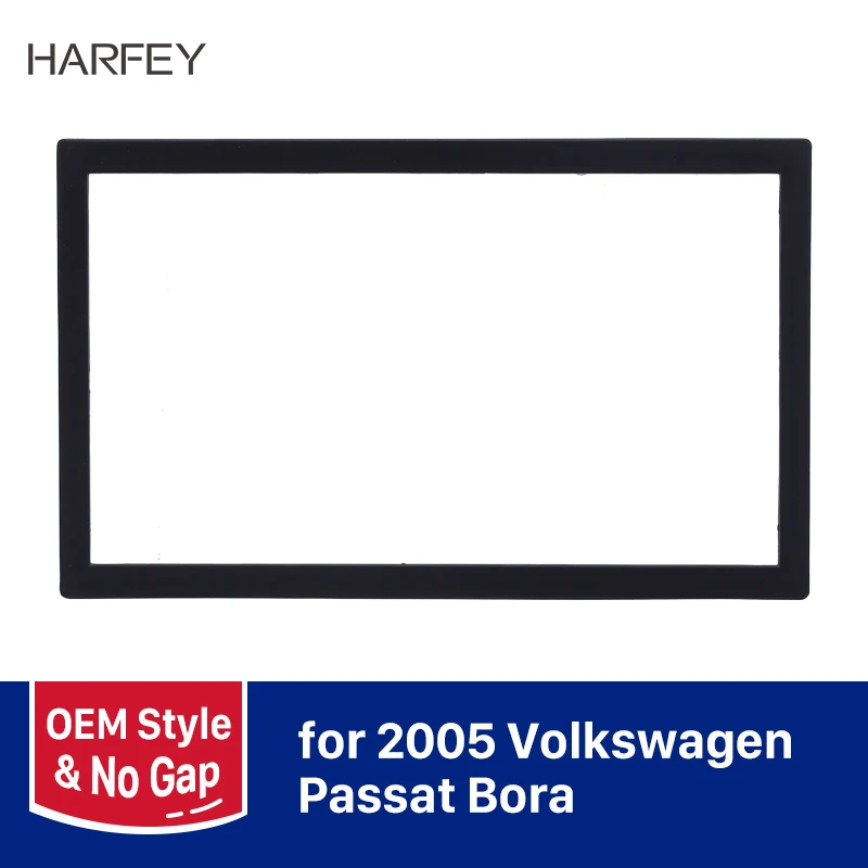 Harfey 2 Din DVD панель стерео плеер фасции Для 2005 Volkswagen Passat Bora адаптер аудио установки