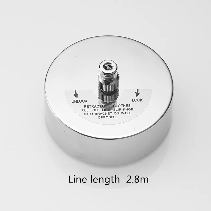 

Выдвижная бельевая веревка из нержавеющей стали черная