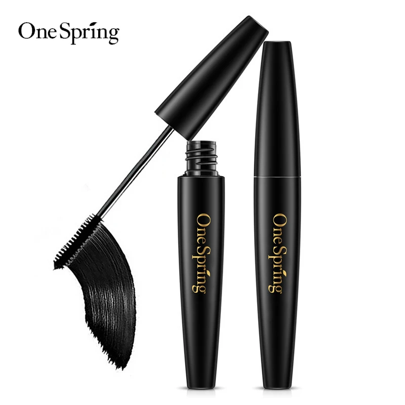 OneSpring макияж водонепроницаемые удлиненные тушь для ресниц черные чернила